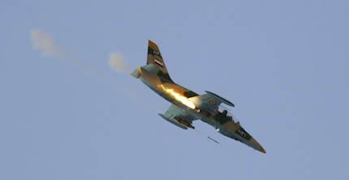 حمله هوایی یک میگ 23 به رزمندگان ارتش آزادی سوریه