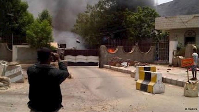 شلیک آر پی جی به ساختمان اطلاعاتی یمن
