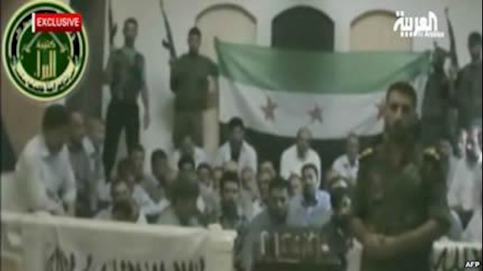 پاسداران اسیر شده توسط رزمندگان ارتش آزادی سوریه