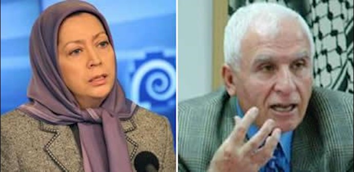 دیدار آقای عزام الاحمد با رئیس جمهور برگزیده مقاومت