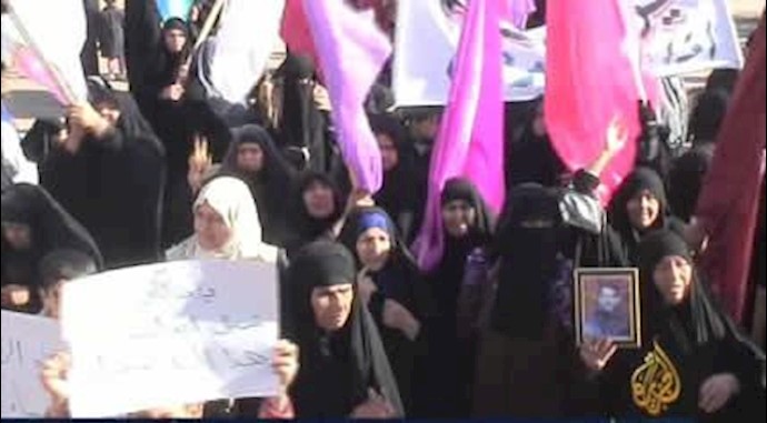 تظاهرات زنان عراقی علیه دولت مالکی