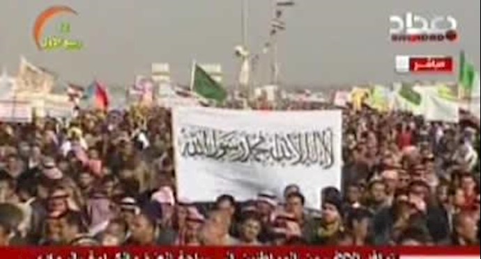 تظاهرات مردم عراق در رمادی در روز پنجشنبه با نام وامحمدا