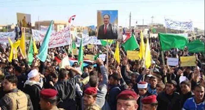 تظاهرات مردم عراق در استان الانبار علیه نوری مالکی