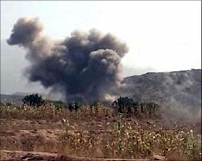 بمباران مواضع حوثیون در یمن