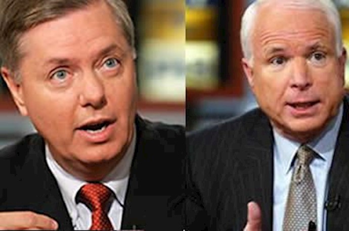 سناتور مک کین و سناتور لیندزی گراهام