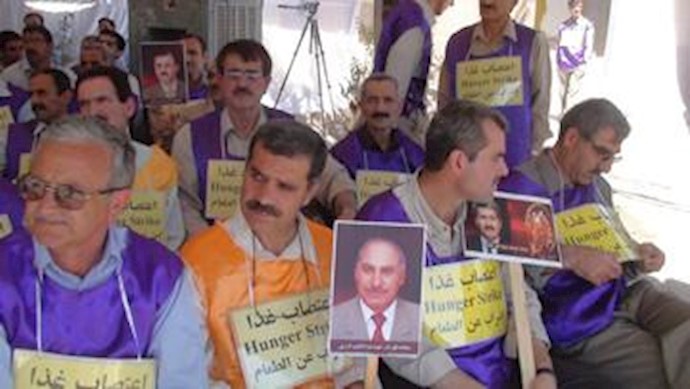 اعتصاب غذای مجاهدان در لیبرتی