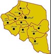زنجیره انسانی اعتراضی مردم حاشیه شهر جیرفت 