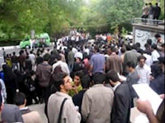 تظاهرات دانشجویان دانشگاه تبریز- آرشیو