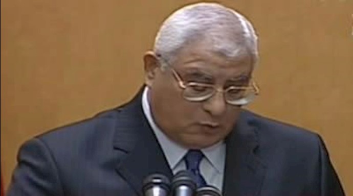 عدلی منصور رئیس جمهور مصر