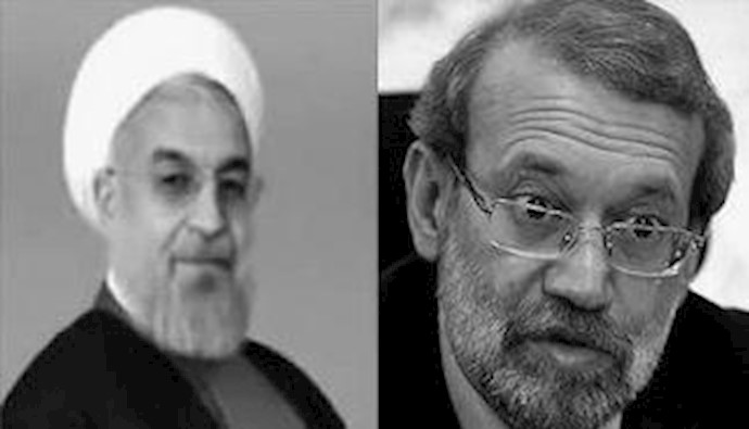 آخوند حسن روحانی و پاسدار علی لاریجانی