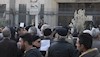 تجمع كارگران در مقابل مجلس رژيم