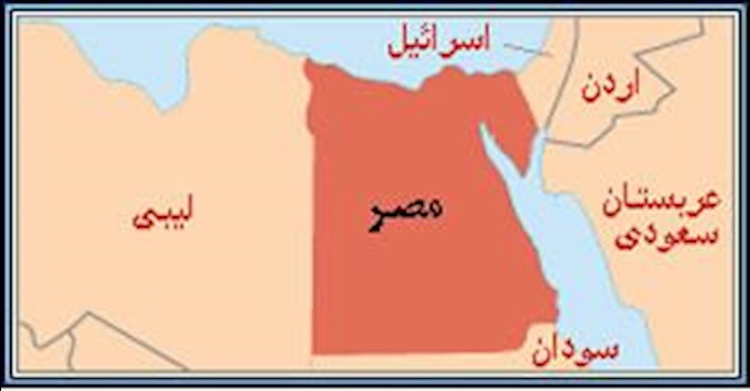 نقشه مصر