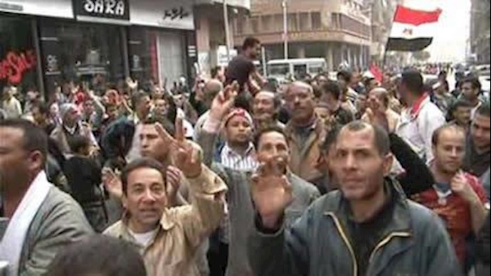تظاهرات در المنصوره مصر