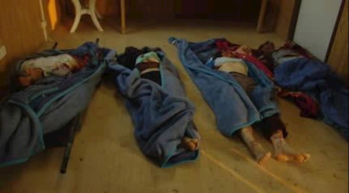 شهدای اشرفی که بر اثر موشک باران جنایتکارانه به شهادت رسیدند