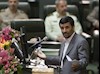 پاسدار احمدی‌نژاد در مجلس ارتجاع
