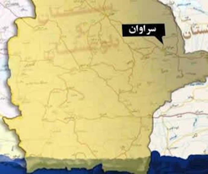 نقشه سراوان