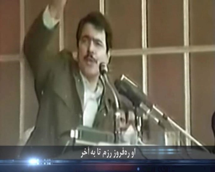 سخنرانی مسعود رجوی در امجدیه