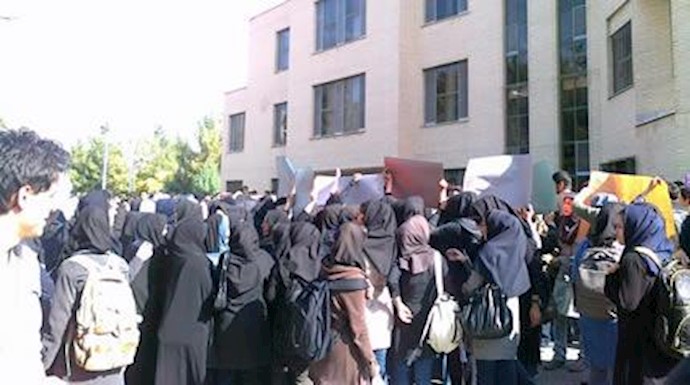 اعتراض دانشجویان دانشگاه شاهرود