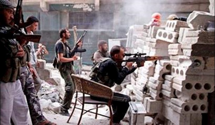 درگیری رزمندگان ارتش آزادی با نیروهای داعش در حلب-آرشیو