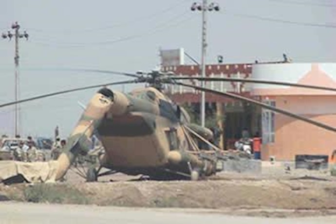 انهدام هلیکوپتر در رمادی-8دی92