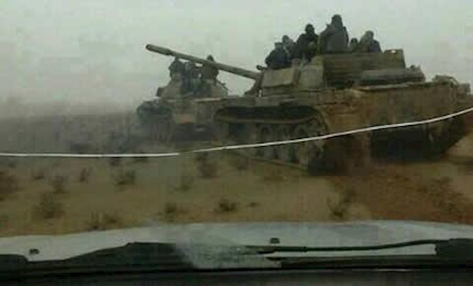 تانک های به غنیمت گرفته شده توسط عشایر عراق