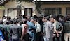 تجمع اعتراضی کارگران سیمان لوشان