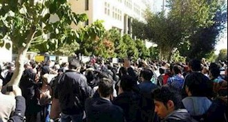 تظاهرات مردم اصفهان علیه اسیدپاشی عوامل خامنه‌ای