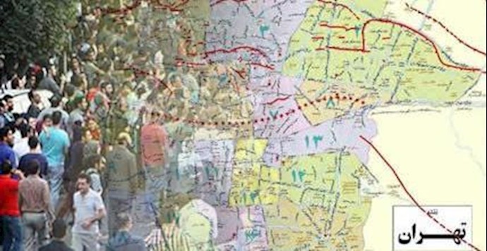 تجمع اعتراضی مردم در تهران