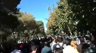 تظاهرات نترسید نترسید در اصفهان