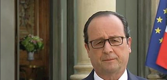 فرانسوا اولاند رئیس‌جمهور فرانسه 