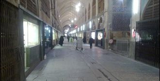 بازار طلافروشان خیابان چهارباغ -عباسی و بازار هنر در اصفهان