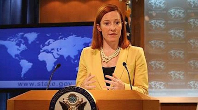 جین ساکی سخنگوی وزارت‌خارجه