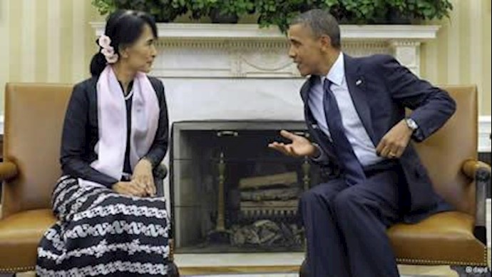 اوباما با آنگ سان سوچی