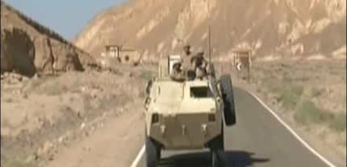نیروهای نظامی مصر در صحرای سینا