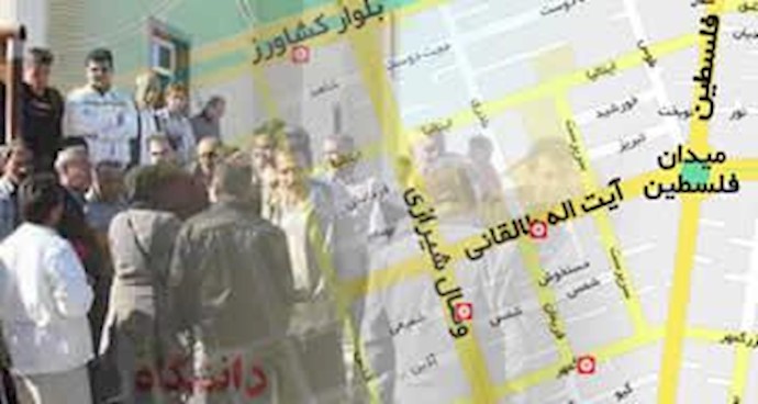 تجمع مردمی در تهران