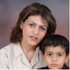 سوسن تبیانیان به همراه فرزندش