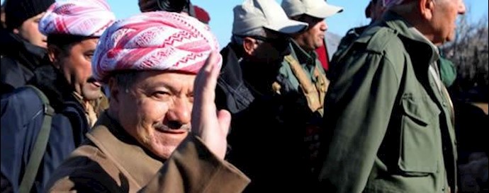دیدار مسعود بارزانی از کوه سنجار