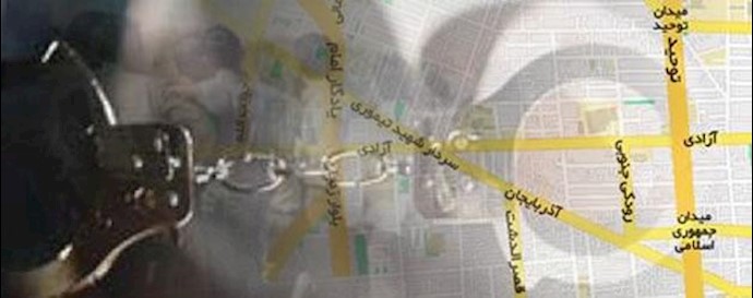 دستگیری درخیابان آزادی تهران