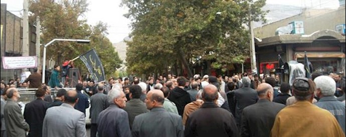 درگیری باندی در خرم آباد روبرو اداره ارشاد رژیم 