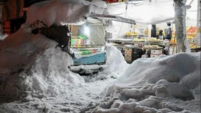 بارش سنگین برف در شمال ایران