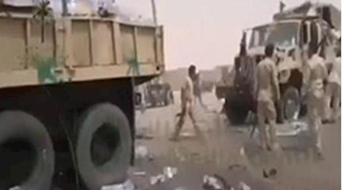 ستون نظامی مالکی مورد حمله عشایر عراق