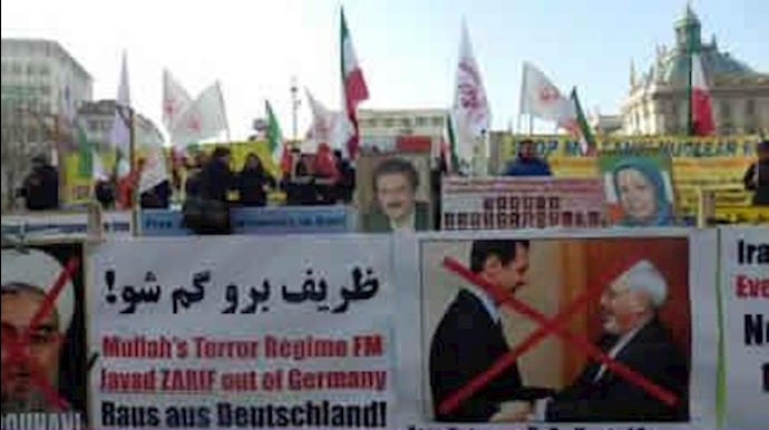 تظاهرات ایرانیان در مونیخ