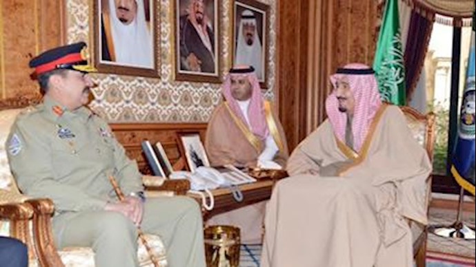 ملاقات ولیعهد عربستان با ژنرال راحیل شریف