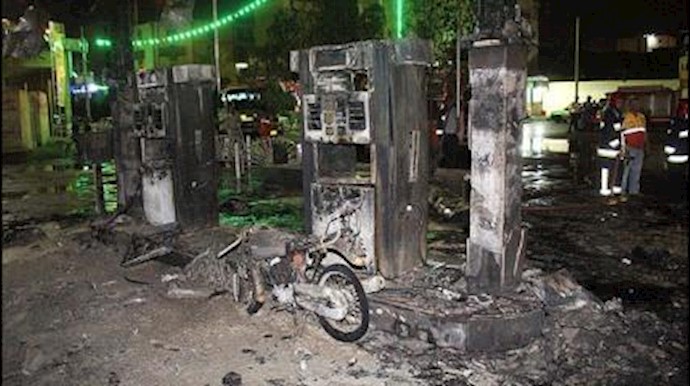 آتش زدن پمپ بنزین - آرشیو