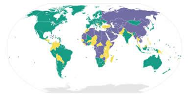 کشورهای جهان از نظر آزادی بیان و حقوق بشر