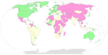 نقشه مربوط به آزادی بیان در سال 2012 