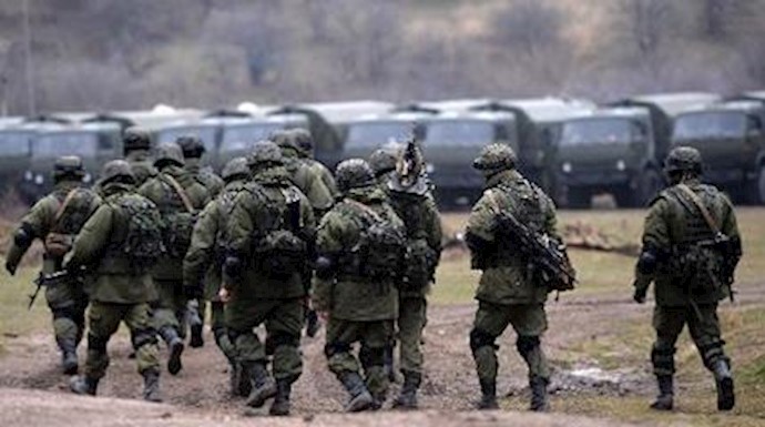 سربازان روسیه در مرز اوکراین