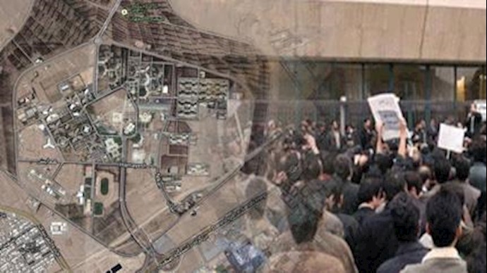 حرکت اعتراضی دانشجویان دانشگاه صنعتي اصفهان