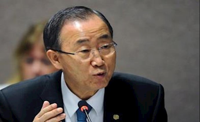 بان کی‌مون دبیرکل سازمان ملل‌متحد