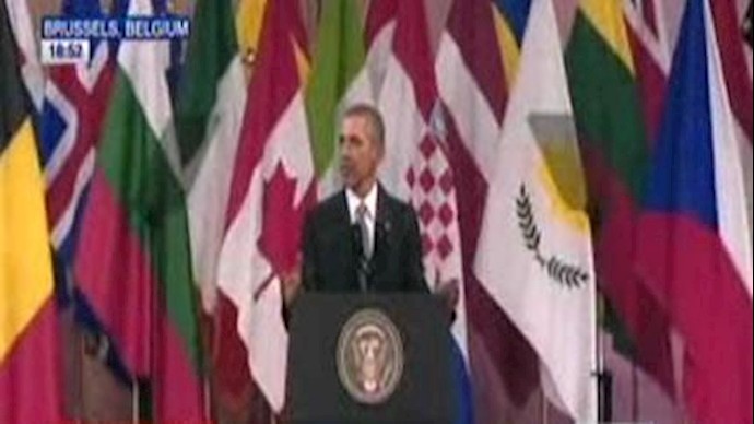 سخنرانی باراک اوباما در جلسه بروکسل